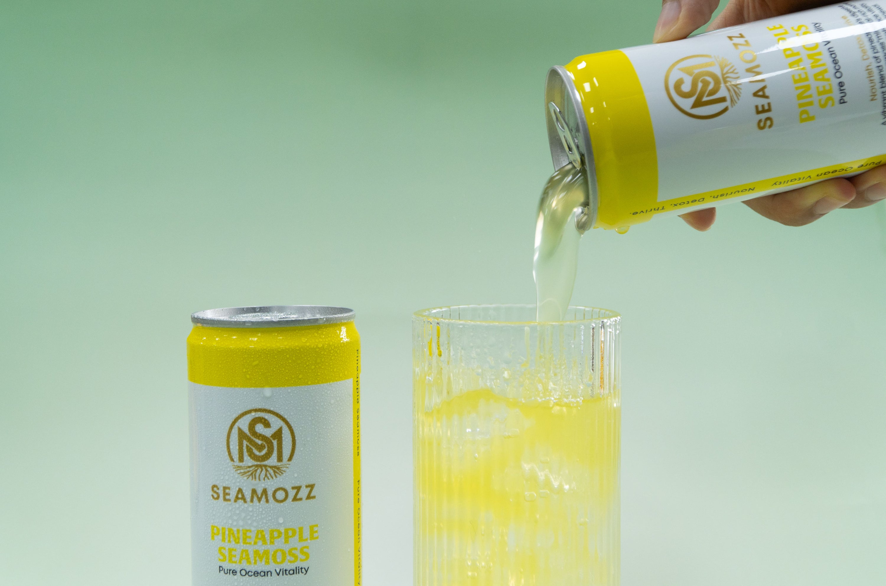 Pineapple Seamoss - Pure Ocean Vitality (12 Cans, 320 ml Each)